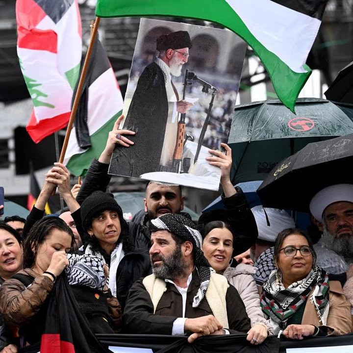 The "Free Palestine" movement used to hold photos of Khamenei as they were terrorizing every major city in Western countries.

Those people are terror supporters and enemies of humanity.