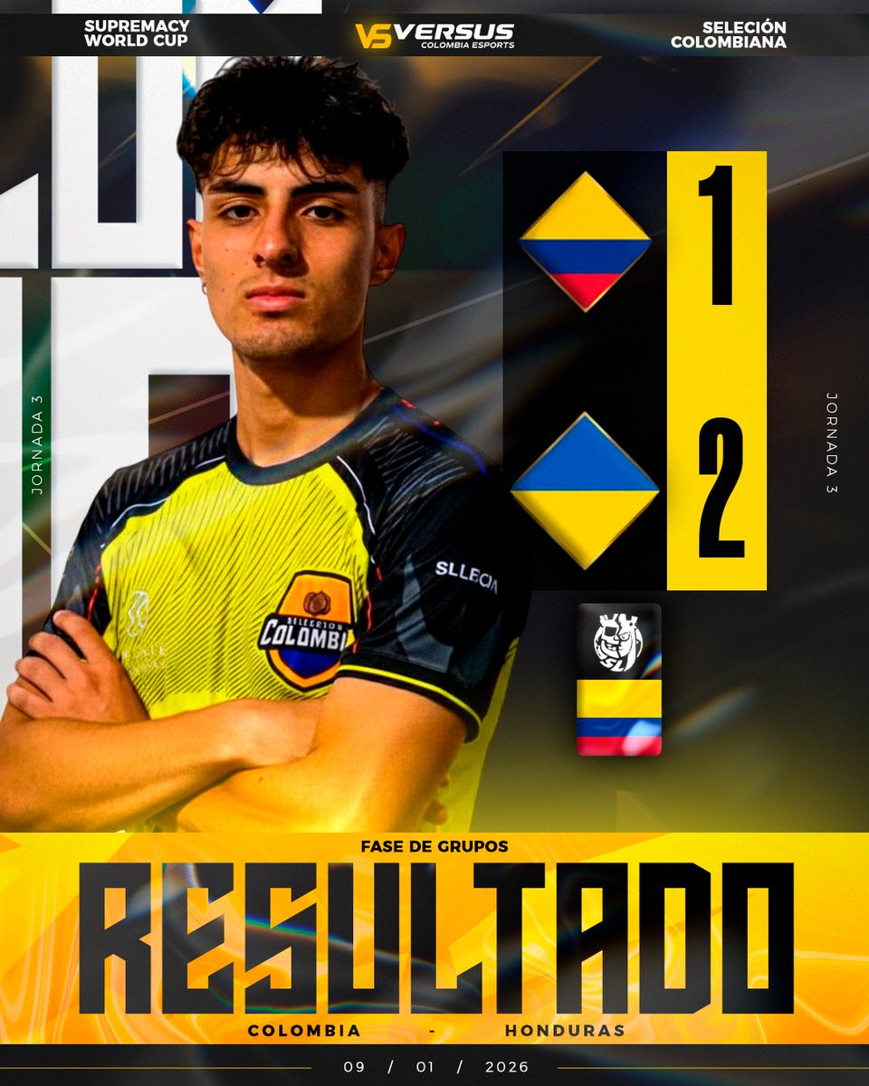 SelColombia23's tweet photo. DERROTA

🆚 Ucrania
🏆 @CR_Supremacy 

#GoCol https://t.co/kd4QcByxzU