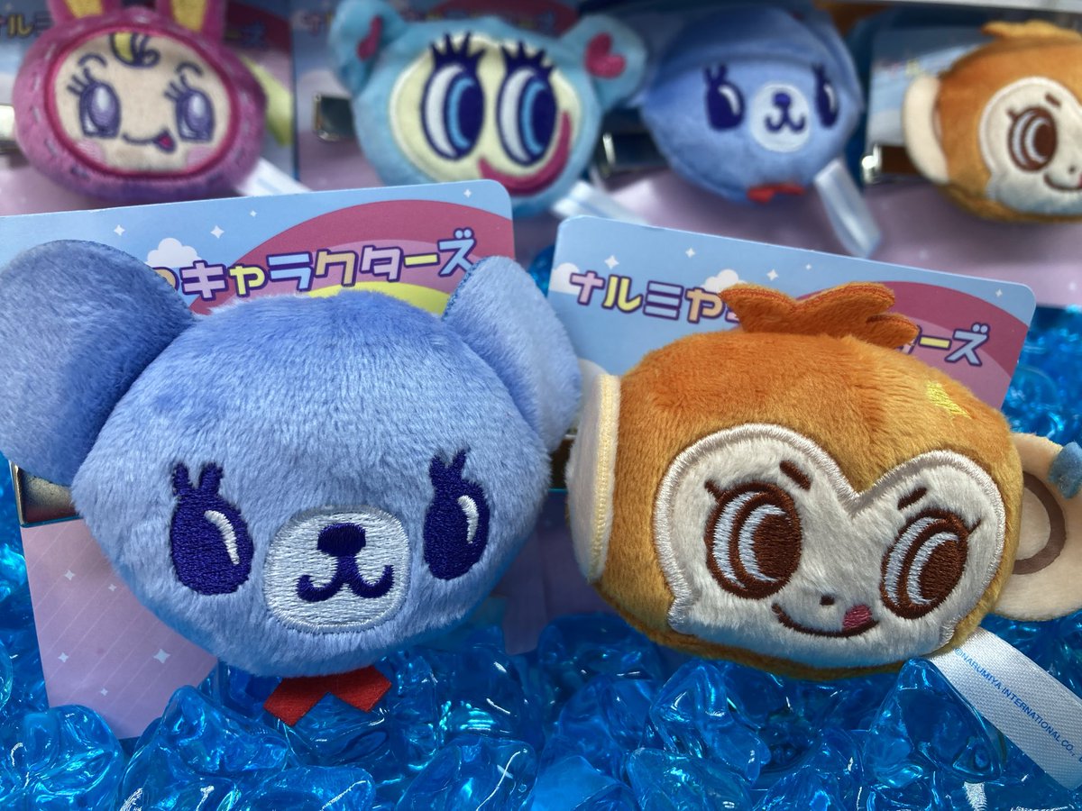 本日入荷】 ナルミヤキャラクターズ マスコット付ヘアクリップ（EX