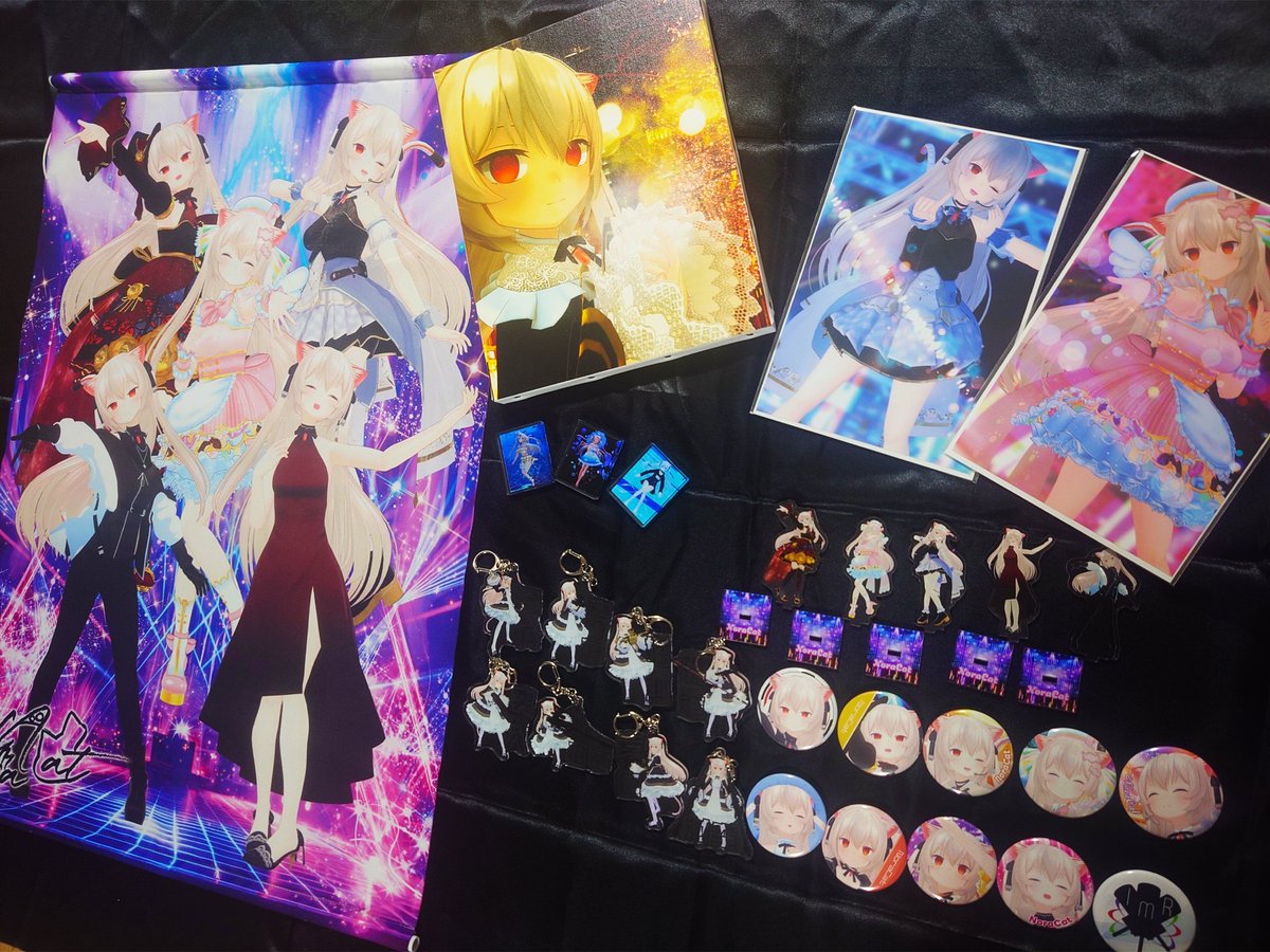 VR_Girl_NoraCat's tweet image. 📢🎉販売開始いたしました🎉📢
のらきゃっと×ウェブポンコラボ第４弾‼️

キラキラのアイドルモチーフのグッズがたくさん✨
「水槽」や「武装」をテーマにしたアクリルグッズも注目です👀

期間は1/25（日）23:59まで❗️
🔻購入はこちらから🔻
webpon.net/shop/NCT/plan/…
#のらきゃっとウェブポン