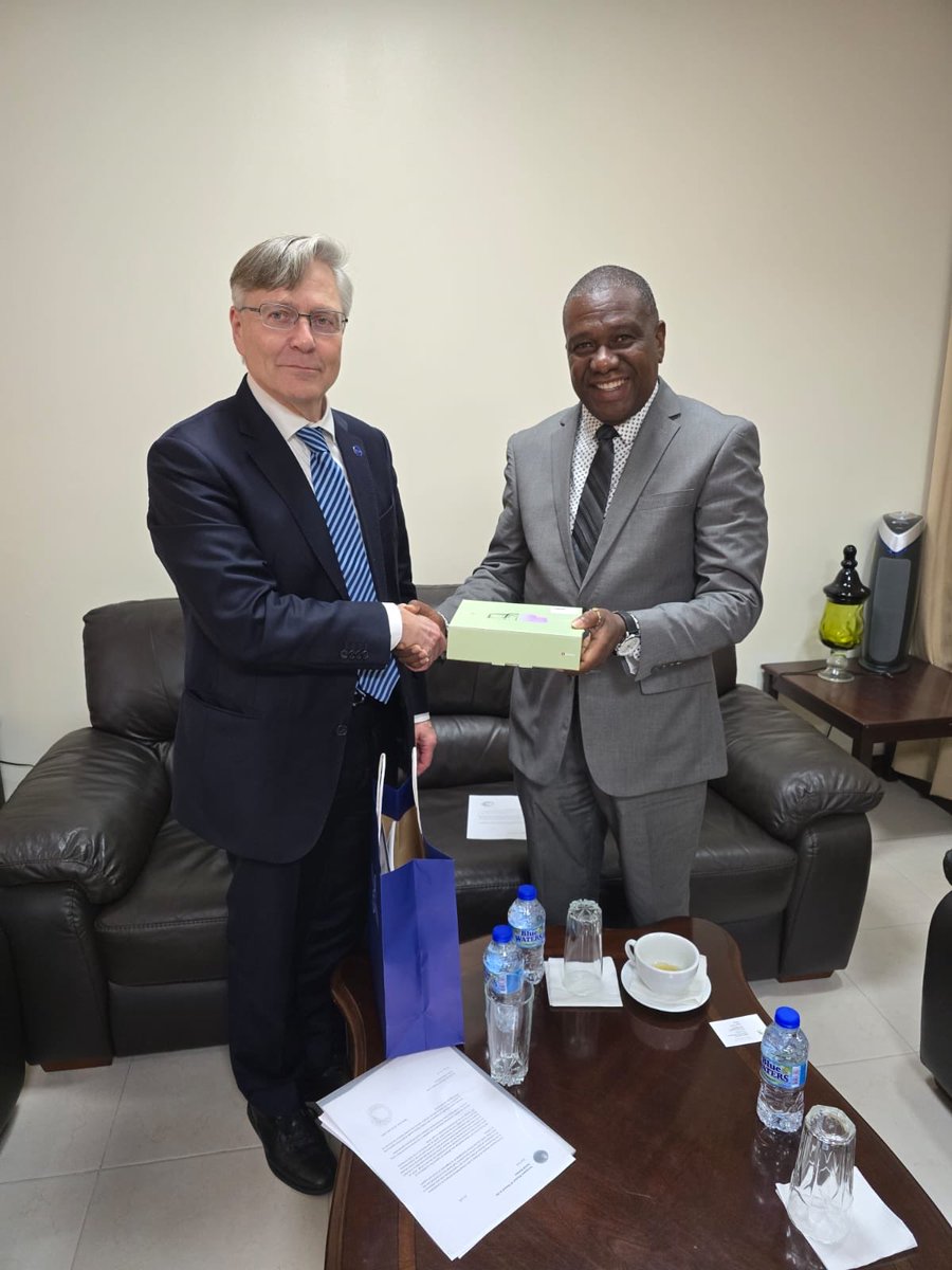 Today in Saint Lucia with Honorable Alva Baptiste, Minister of Foreign Affairs and International Trade ⁦<a href="/FinlandinCarib/">Finland in the Caribbean</a>⁩ #StLucia #Finland