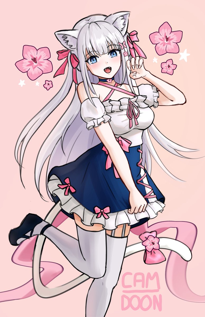 art trade with <a href="/SaminDraws/">Samin</a> 
Saki's model was so fun to draw thank you! #sakidoodle