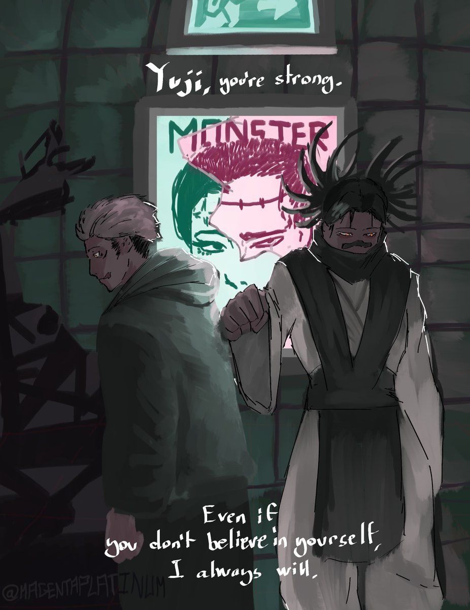 NyafulMag's tweet image. Can a monster create two angels?

#jjk #JujutsuKaisen #choso #yuji