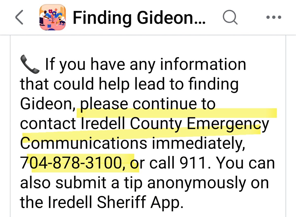 PhD_OnTheCouch's tweet photo. 🚨🚨🚨🚨🚨🚨
#GideonFerguson's fam has started FB group that's being updated in real time w requests/search/flyer info etc 
**The Iredell County SO has changed their preferred out of county landline # from the one I was told**
#MISSING 
NORTH CAROLINA 
https://t.co/EFKr27X9qM https://t.co/uzD3QzXHve