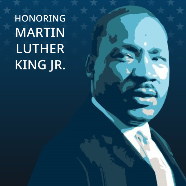 "Anyone can be great...because anyone can serve.” - Dr. Martin Luther King Jr.