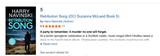 HarryNavinski's tweet photo. Fantastic to see my ratings for Retribution Song running high: https://t.co/mR4OJtUd2X https://t.co/vPj8VGCAGz