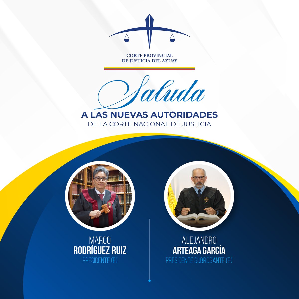 Corte Provincial de Justicia del Azuay @CorteAzuay (@corteazuay) on Twitter photo 