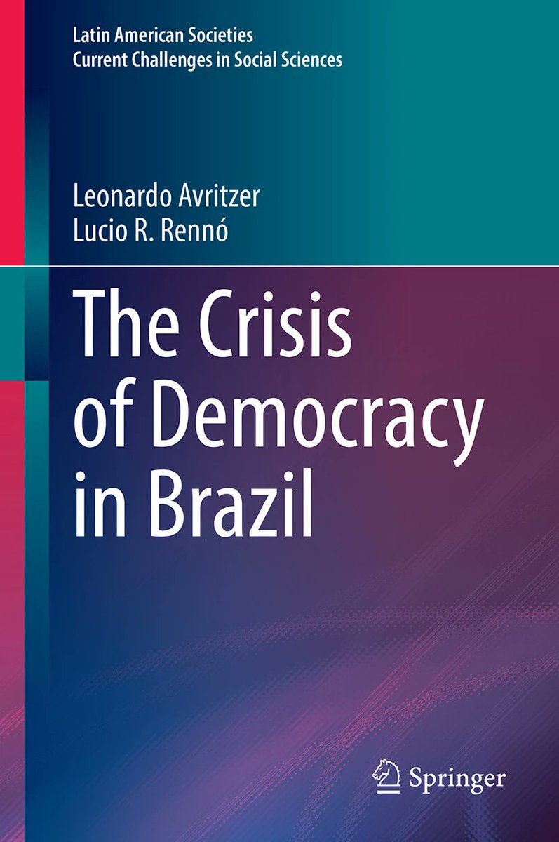 LucioRenno's tweet image. Divulgando nosso livro que trata a crise da democracia no Brasil como um fenômeno multidimensional com atributos estruturais e conjunturais.
link.springer.com/book/10.1007/9…