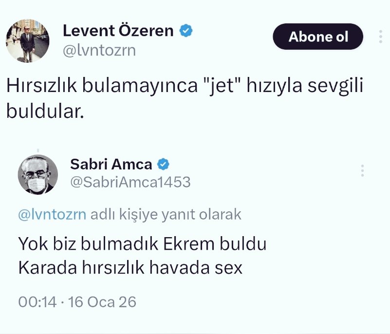 Sütte leke var ekrem'de yok bunlara göre tabii