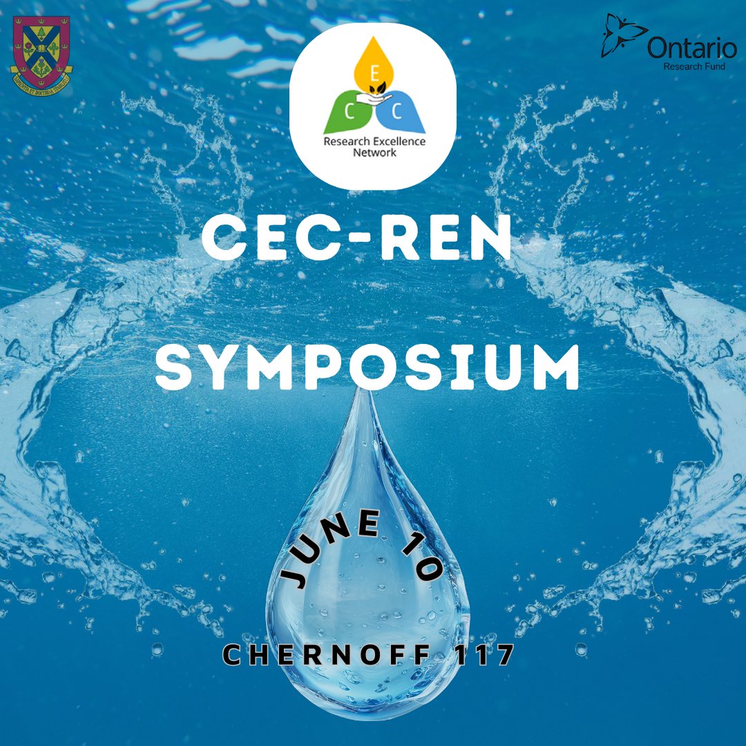 Network_CEC's tweet image. The annual ORF CEC-REN symposium is now scheduled for Wednesday, June 10, 2026. This will be a full-day event again in Chernoff Hall, Room 117.
Please look out for further information on registration, presentation and poster opportunities.
Hoping you can participate!