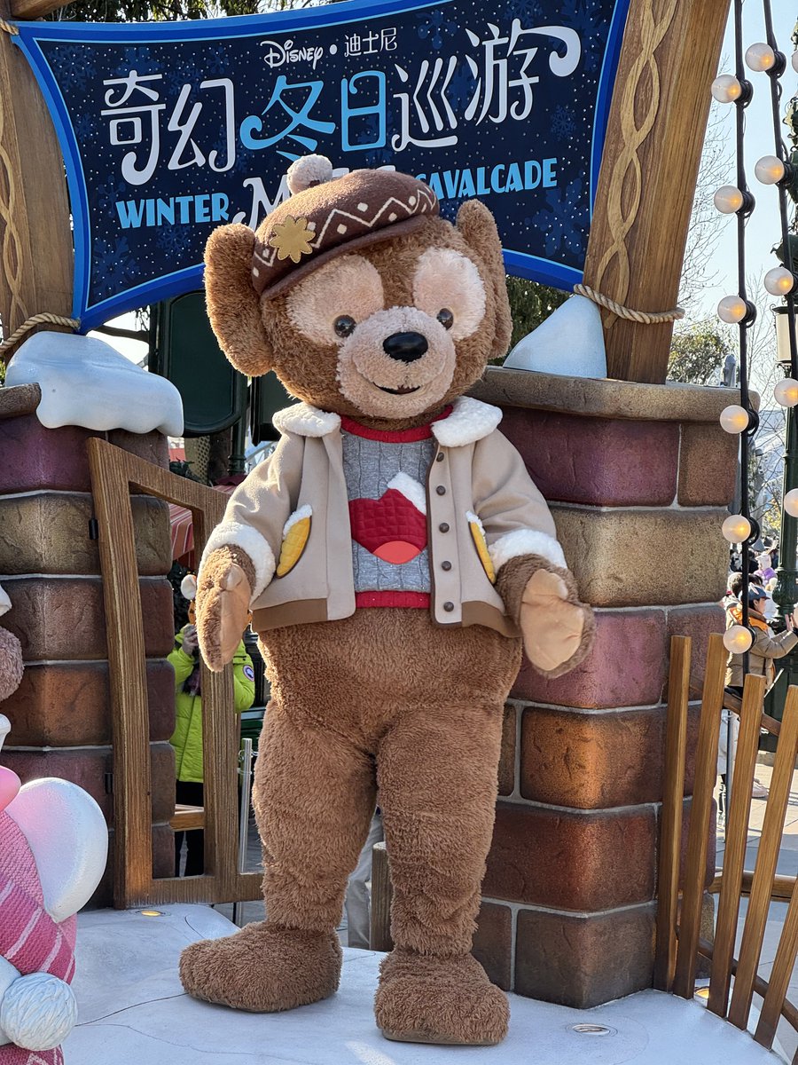 上海ディズニーの特徴。 ダッフィーフレンズが大人気。 多分パークで一