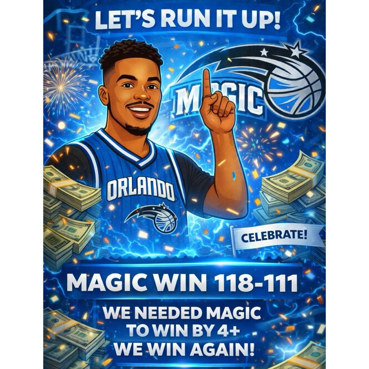 OnTopPicks's tweet image. #NBA got us paid early! 🤑🏀
&amp;amp; yes it was posted FREE.. 

Magic -4 = WINNER ✅ 

Now we move to tonight’s 🔥

#SportsBetting | #JoinVIP