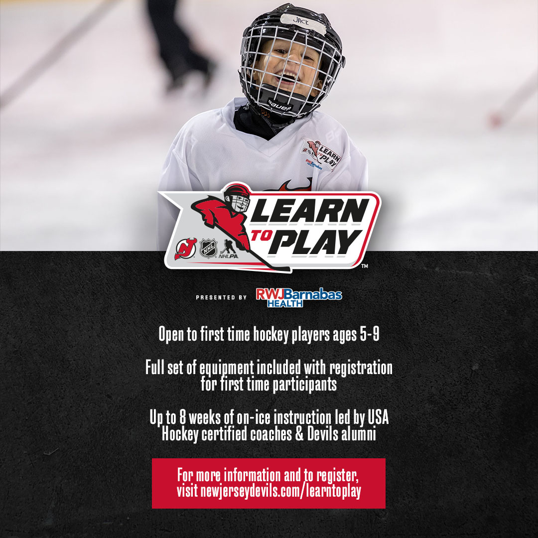 NJDevils's tweet image. Lace 'em up, Jersey. 

Sign your yute up for the 2025-26 Devils Learn To Play program at newjerseydevils.com/learntoplay today!

#NJDevils | @RWJBarnabas