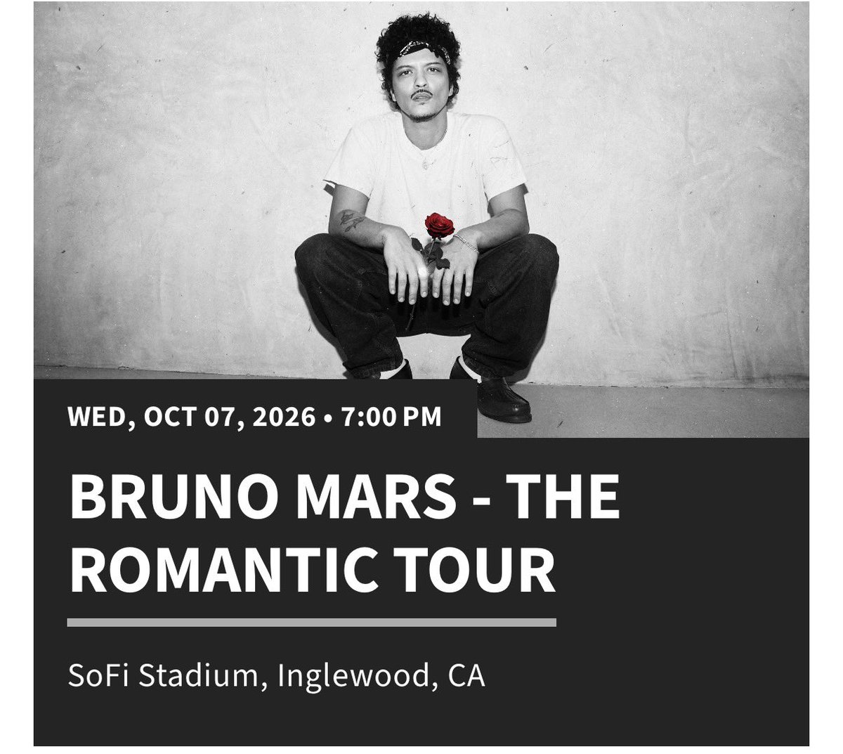 lifeoflesss's tweet photo. Thank you to my amazing fiancé! @Fajitaslive  I get to go see @BrunoMars !!!!!!!! 😭😭🫶🏼🫶🏼🫶🏼🥳🥳 https://t.co/JOdbbbUp60