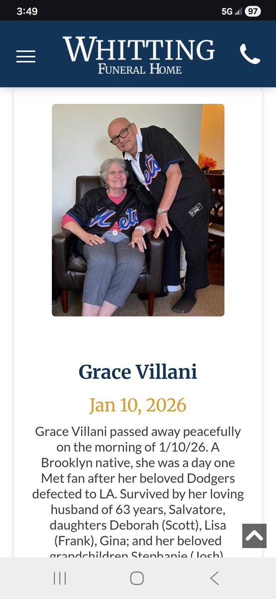 SalTheSignguy's tweet image. ... we recently Lost Another Lifelong  @Mets Fan ... I went to Pay Respects today and her Family felt my wearing my Mets Jersey was fitting tribute ... Ya Gotta Bereave ... #LGM ...