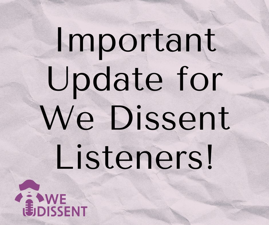 There's no new episode this month, instead we have a message for listeners. We're excited to announce that Alison Gill is returning to the pod starting in February! Also, the <a href="/nwlc/">National Women's Law Center</a> is now a co-sponsor. 

We have a lot of great episodes planned and can't wait to share them!