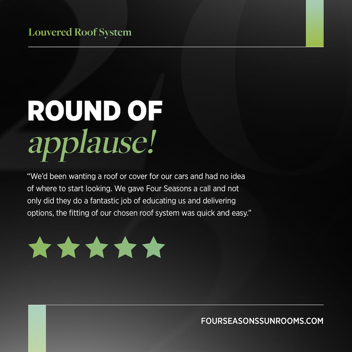 LifeRoomLife's tweet image. A round of applause for one of the best additions you can make to your outdoor space!

A Louvered Roof System is the perfect solution - it can be an area of shade for your vehicles, or a beautiful sun-filled relaxation spot. It's your choice!

#AllFourSeasons #Louvered