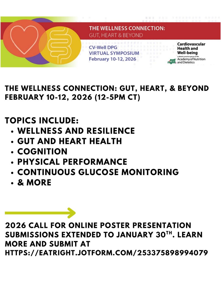 Early bird registration has been extended for CV-Well’s Virtual Symposium! To register or learn more, visit web.cvent.com/event/70946539…