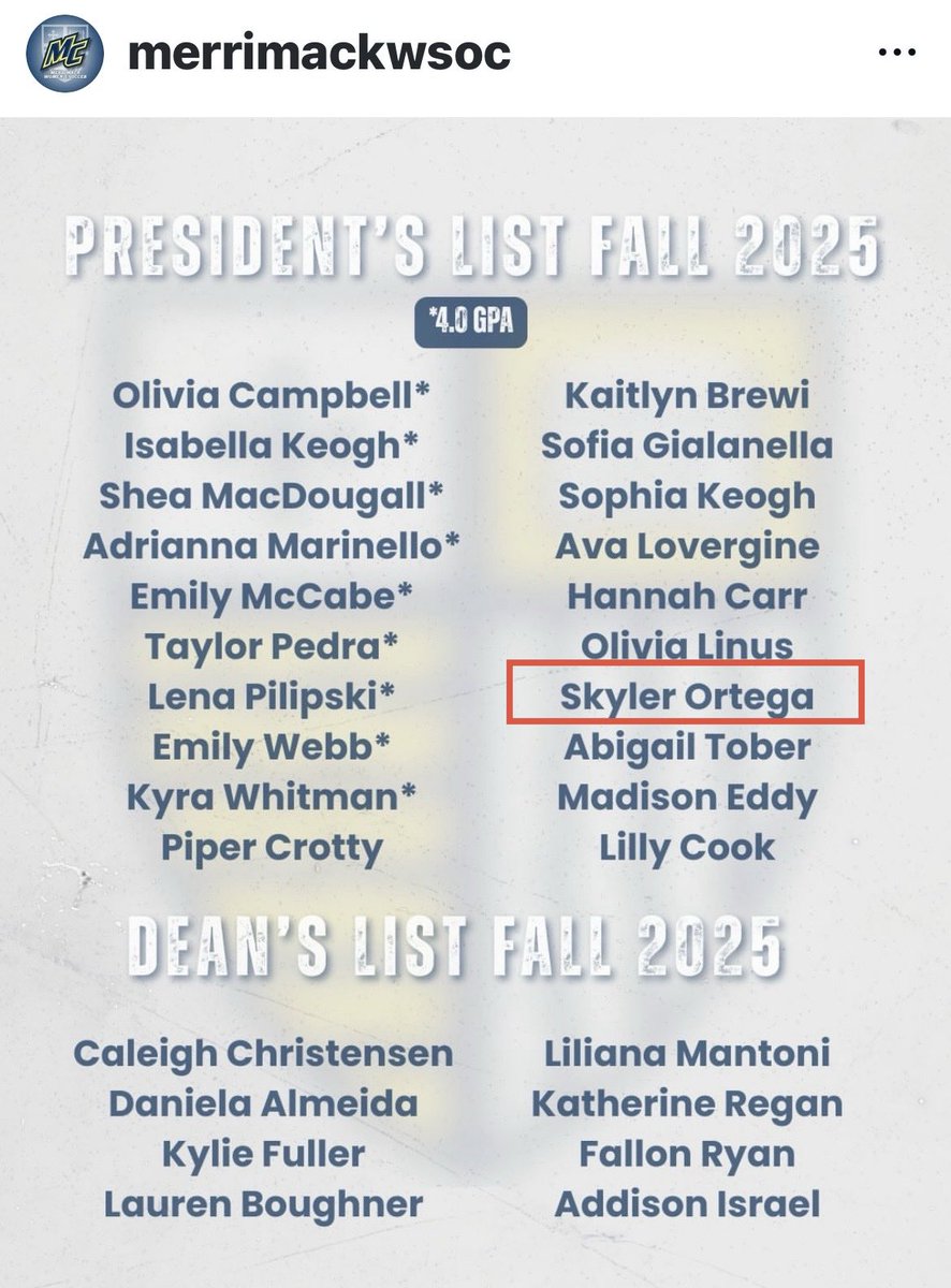 Proud of my teammates <a href="/MerrimackWSOC/">Merrimack Women’s Soccer</a> <a href="/ESPNsoccer/">ESPN Soccer</a> <a href="/frogfuelactual/">Frog Fuel Actual</a>