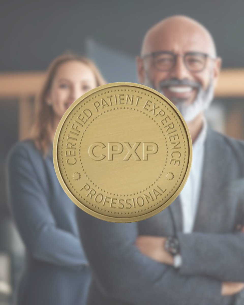Stand out as a leader in patient-centered care—apply for the Certified Patient Experience Professional credential by Feb 21! Don't miss your chance to advance your career and make a global impact. Learn more: bit.ly/4bCuq6N