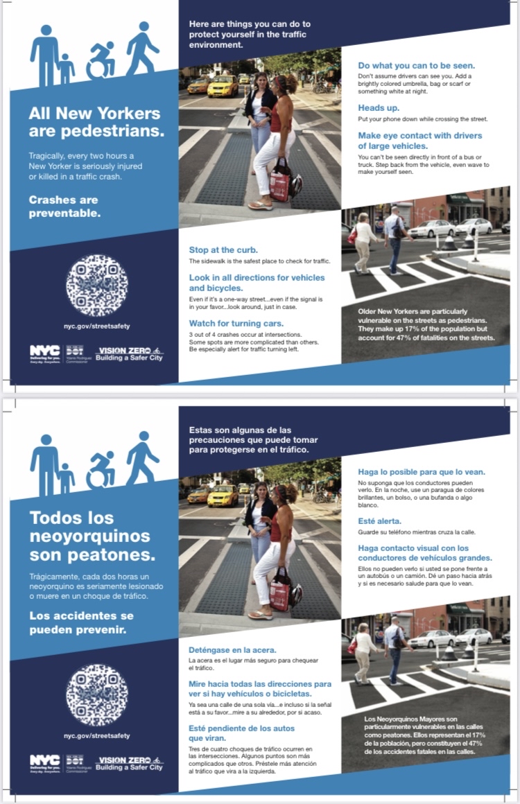 NYPD101Pct's tweet image. 🚶‍♀️ Pedestrian Safety Reminder from the 101st Precinct 🚦

Use crosswalks, obey signals, and stay alert—especially at intersections. Drivers: slow down and yield. Let’s keep our community safe. #VisionZero #NYPD101Pct