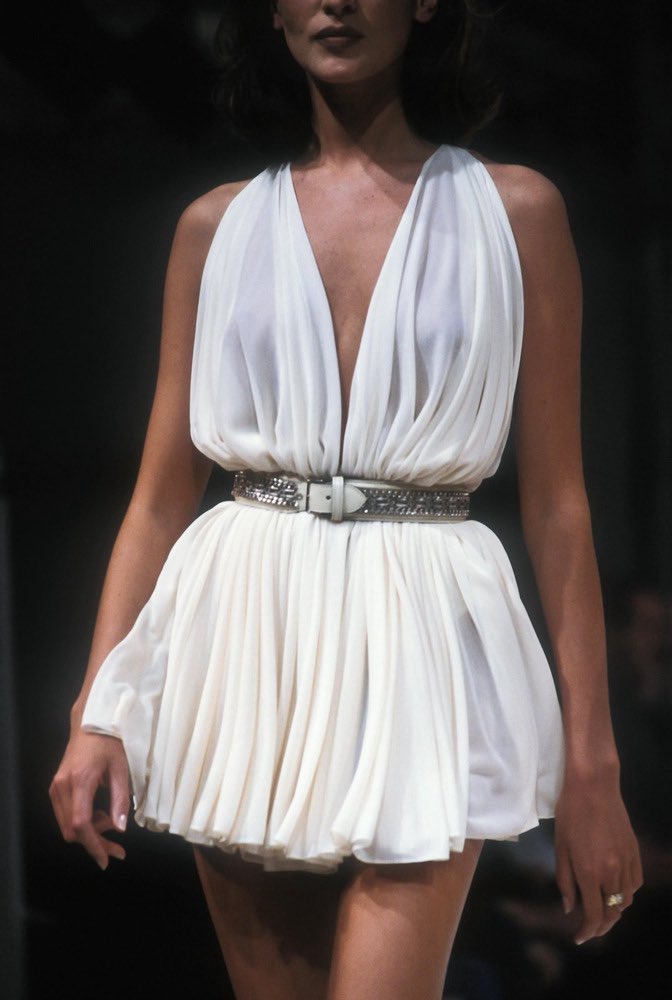 ChrryMartinis's tweet image. Azzedine Alaïa spring/summer 1991