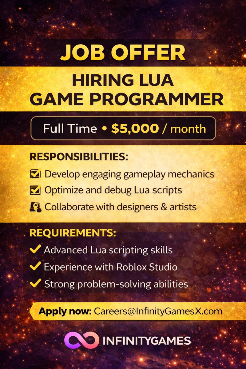 Infinity Games tweet media