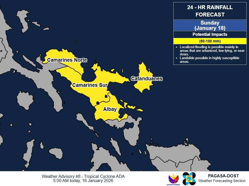 HEAVY RAINFALL OUTLOOK Naglabas ng heavy rainfall outlook ang PAGASA ...