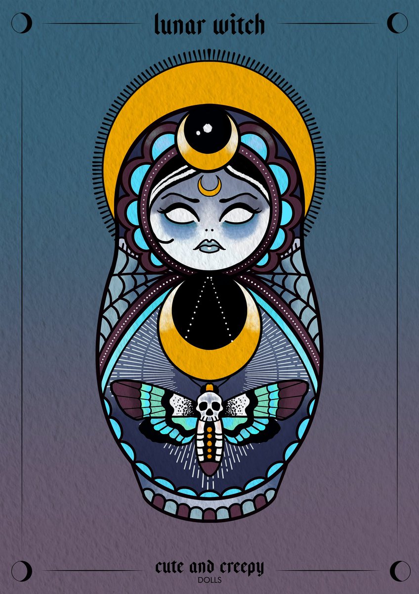 CuteCreepyGang's tweet image. Lunar Witch 661

Moth-bound. 
Moon-crowned.

A Nocturnal Witch who shines brightest after dusk. 🌙✨

#NFTCollection #MoonMagic