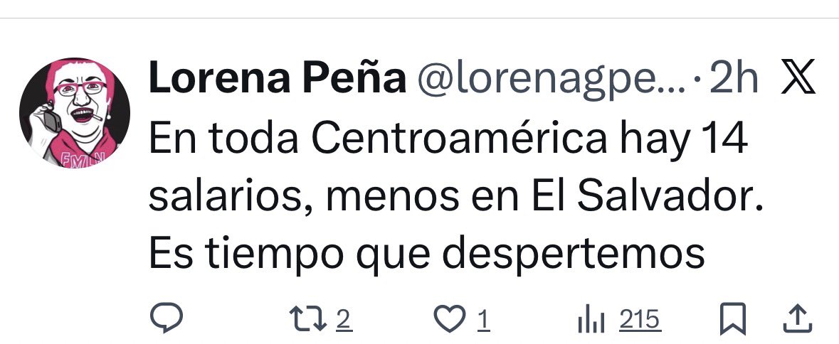 ROMEOLEMUSNews's tweet image. Dice @lorenagpeam que cuando ellos gobiernen pondrán 14 salarios en El Salvador ups.. si ya estuvieron 10 años. 🤣