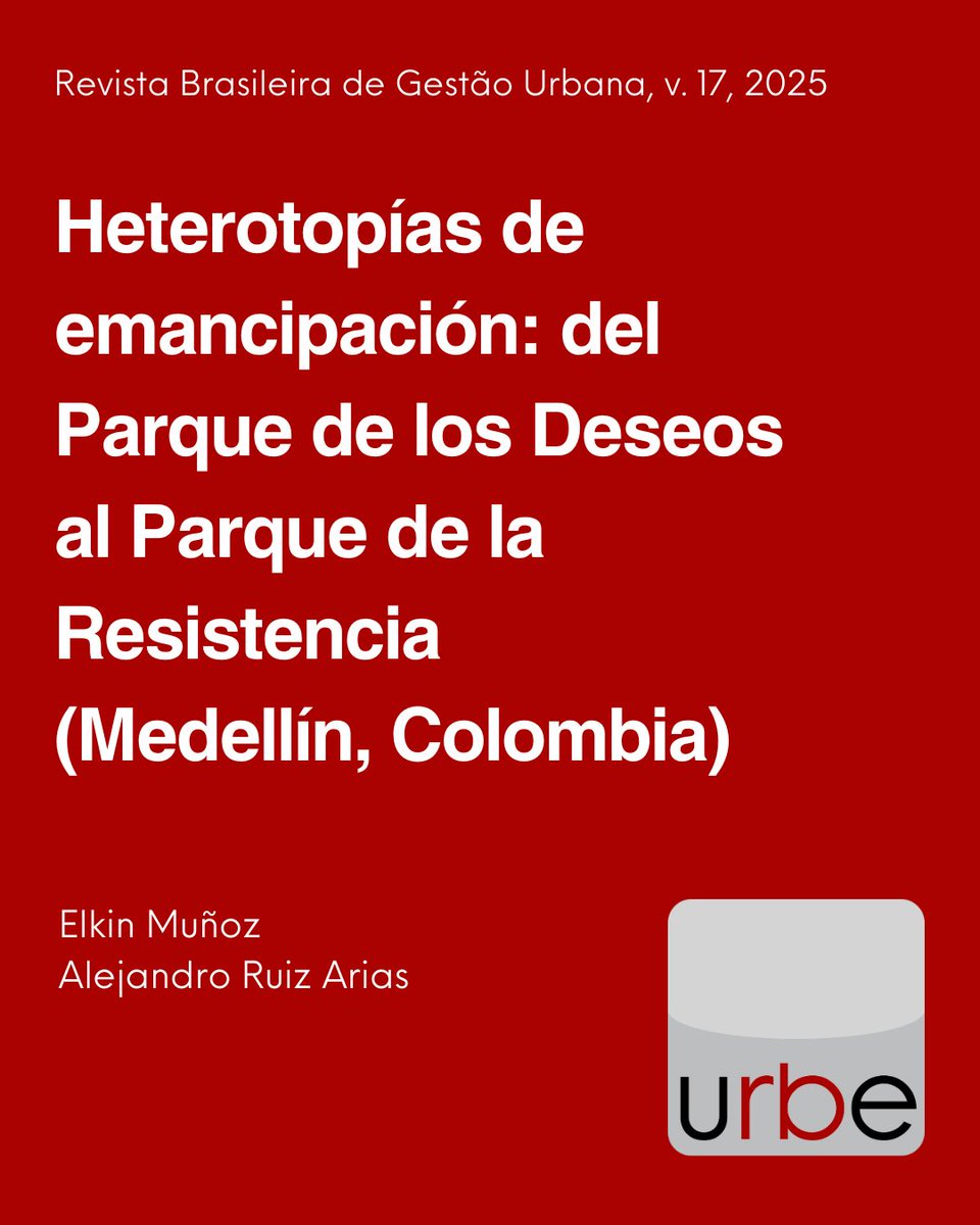 Revista Brasileira de Gestão Urbana tweet media