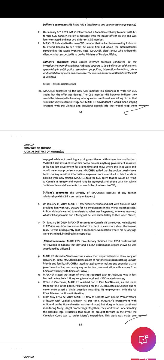 Pete_Merrifield's tweet photo. @TWilsonOttawa Okay, just so I'm not confused by the PM visit to China..... Canada's Federal Prosecution Service and RCMP publicly released detailed documents alleging Canadian espionage activities in China. Then the PM and Ministers travel to China to "reset" a relationship? 🤔 What? https://t.co/96oz8izQFx