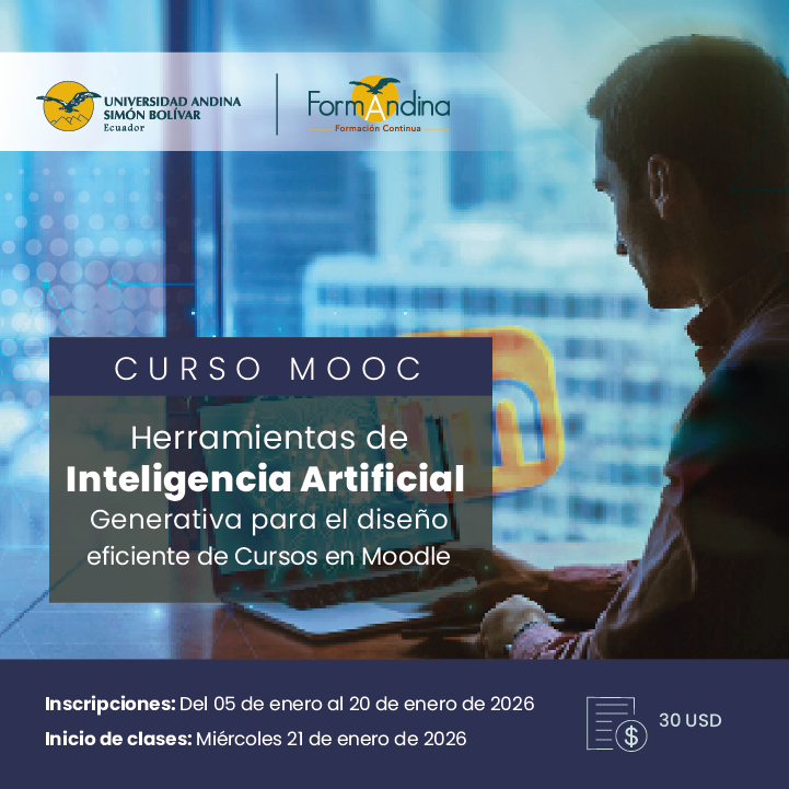 FormAndinaEc's tweet image. 🧠 Tu conocimiento es valioso.
🛠️ La IA es la herramienta que te ayudará a potenciarlo.
Aprende a diseñar cursos modernos, atractivos y centrados en el estudiante.

✨ Inscripciones abiertas
👉 acortar.link/Zx3CEg
@uasbecuador