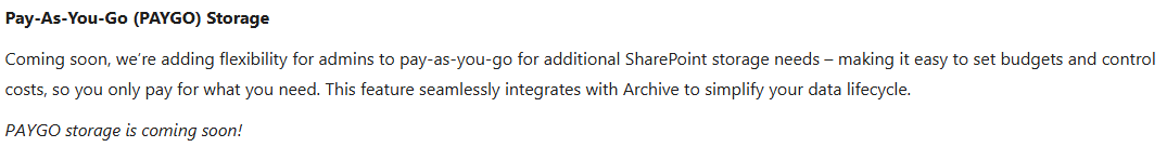 Is there any ETA on this or roadmap item? This is all i can find and we are very interested. <a href="/jeffteper/">Jeff Teper</a>