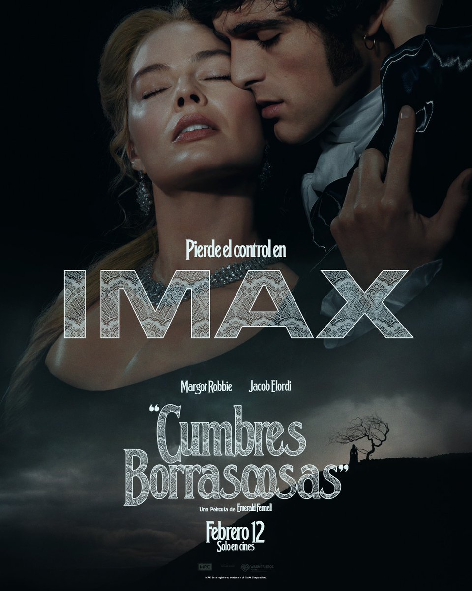 Ver a esos 2 intensos en IMAX debe ser otro level 🔥🫦

💔 Cumbres Borrascosas – 12 de febrero, solo en cines. 🎬