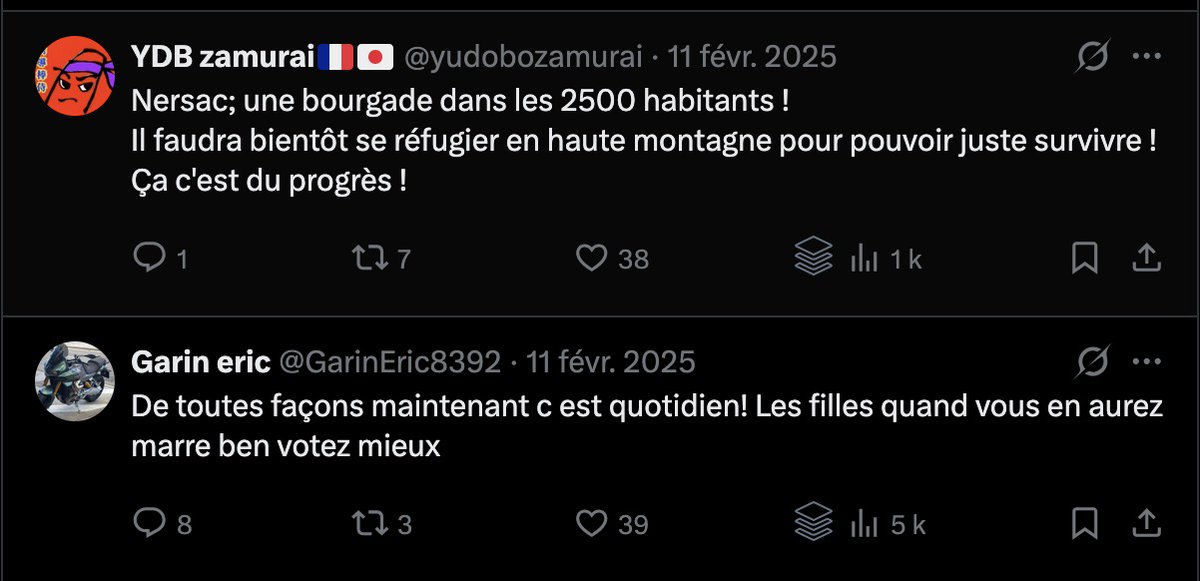 Nain_Portekoi's tweet image. Petit jeu du soir : voici un fait-divers de février 2025 et quelques-uns des commentaires des racistes de FdeSacréeCouche.
Et maintenant... allez voir dans la réponse l'identité du violeur dans le tweet ci-dessous.