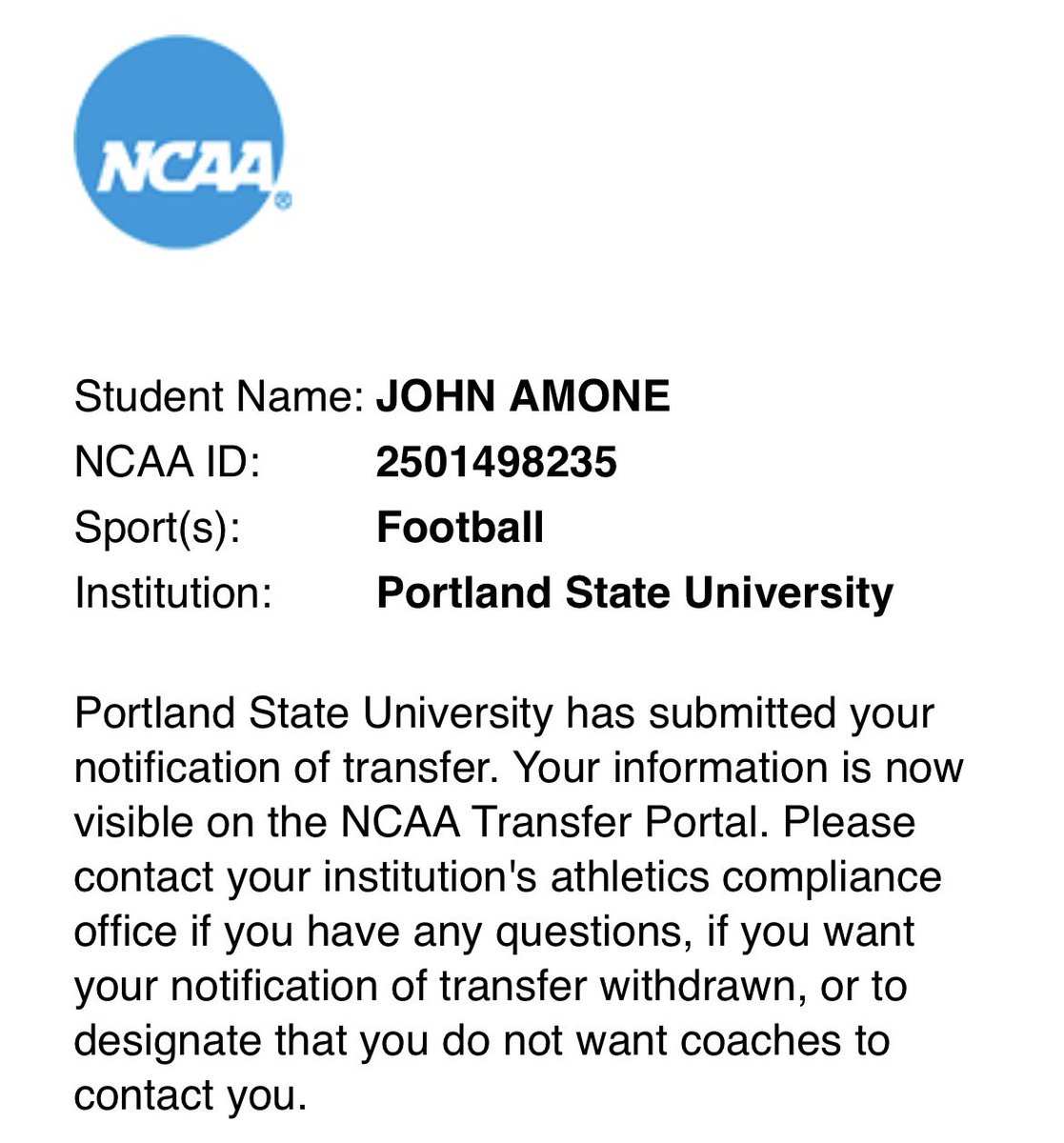 John Amone tweet media