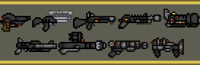 AbsoluteBoom96's tweet image. Corridor 7 guns. Included is the Cover Art gun. Now in Terraria size.
#pixelart #pixelartist #pixelweapons #terraria #corridor7 #capstone