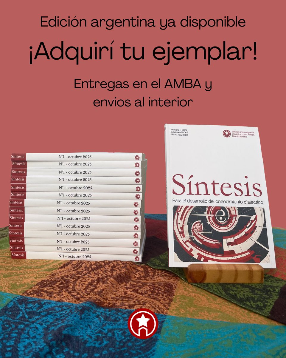 Adquirí tu ejemplar físico de Síntesis, N. 1 por sólo $15.000 ⭐️

Escribinos para coordinar la entrega en el AMBA o adquirí tu ejemplar con envío en el siguiente link:

articulo.mercadolibre.com.ar/MLA-2785808702…
