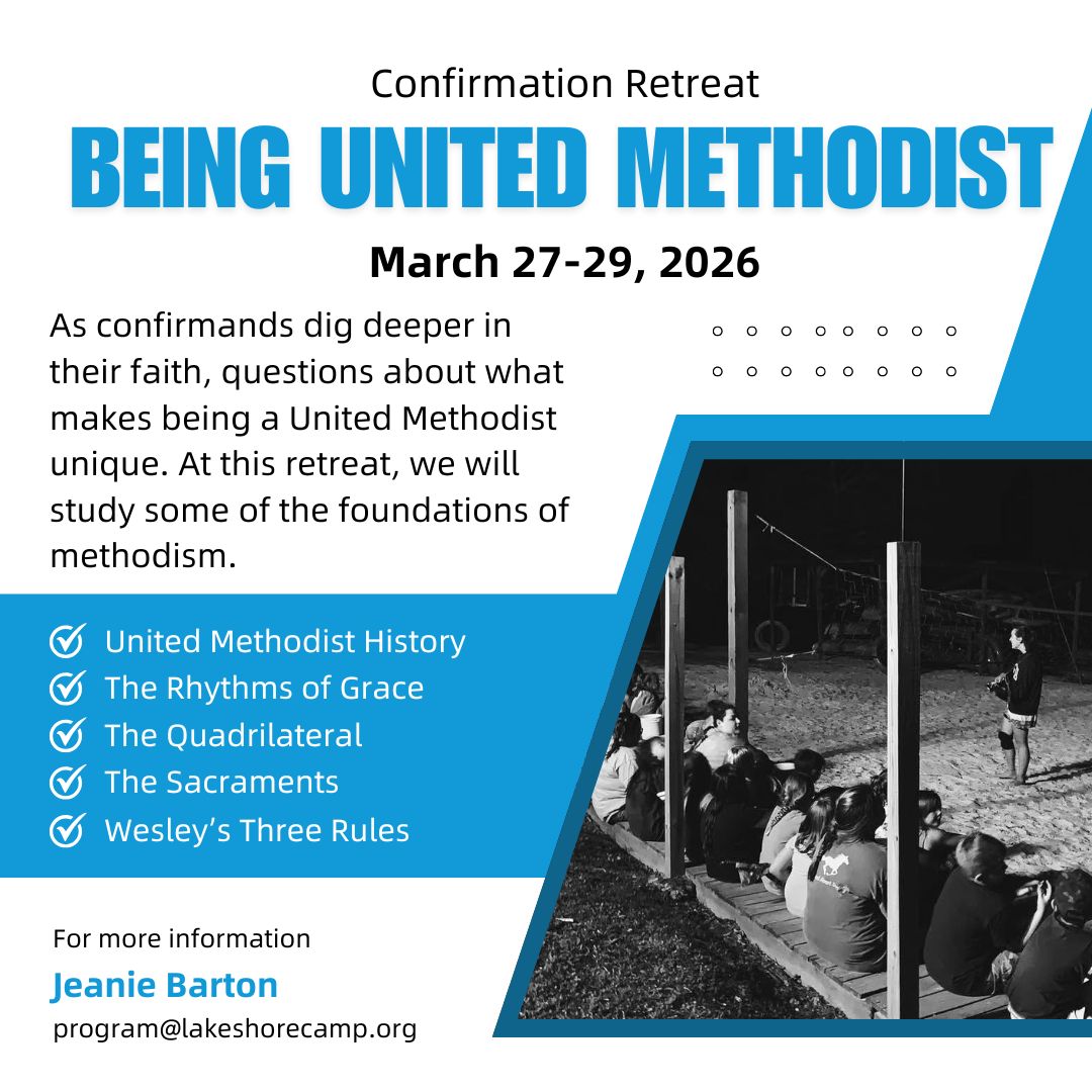 Join us for a transformative Confirmation Retreat designed to deepen your spiritual journey. 

Register today: buff.ly/FsMAxff 

Check out our other retreats coming up as well by visiting lakeshorecamp.org!