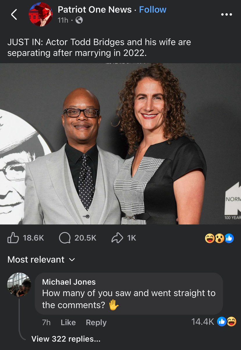 I tore my ACL running to the comments.