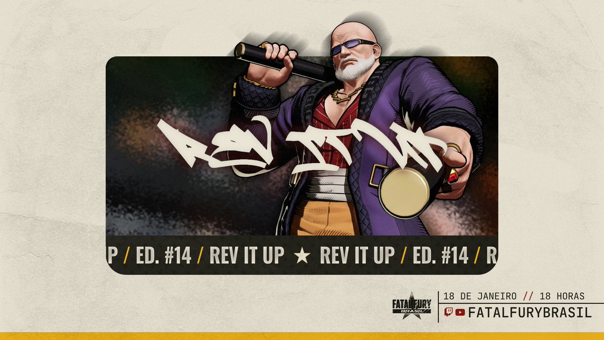 Assim como um certo vilão... retornamos!!
Um novo ciclo se inicia e novos torneios e eventos estão por vir 🔥

Voltamos as atividades para o nosso 14º torneio de #FFCOTW!
Bora participar 👇

Inscrições: tinyurl.com/ya9uj94j
Stream dia 18/01, às 18h: youtube.com/@FATALFURYBRAS…