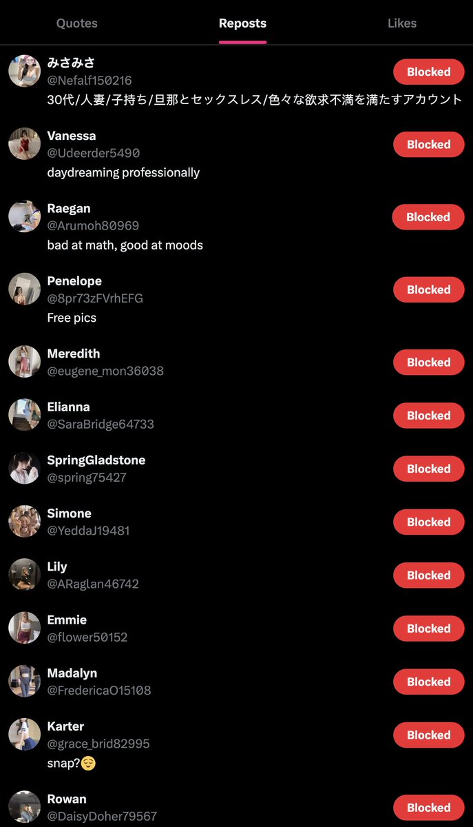 alphafox's tweet image. 10 seconds after I post I get 40 bots reposting me - IDK what this is and I have never seen it before so you are all blocked now.