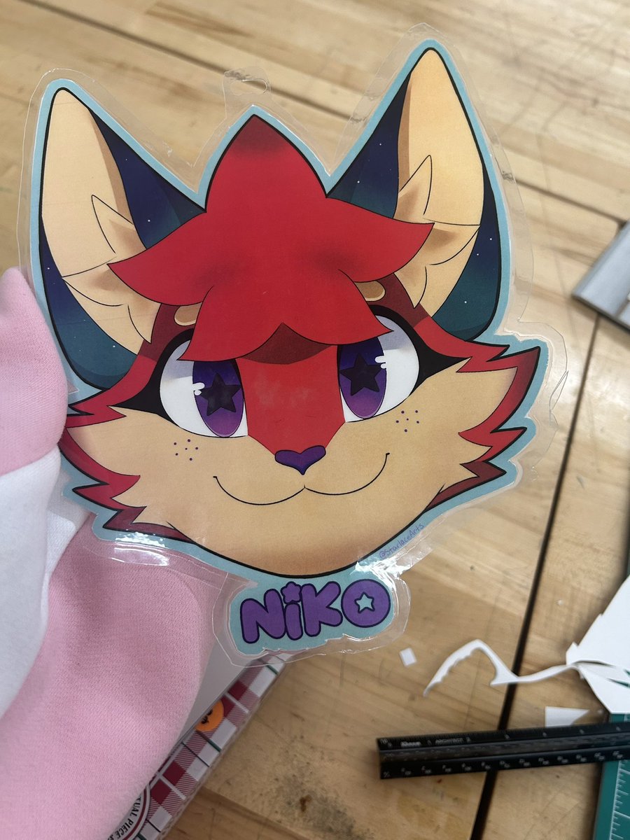 shoutout to my lovely photography / drafting &amp; design teacher for helping me make a badge for #ANE2026 with not even a hint of hesitation he was so sweet and more than happy to help tysm <33