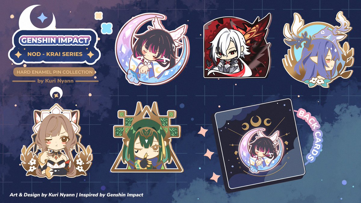 ✦ Enamel project ✦
Genshin Impact NOD-KRAI series 🌙