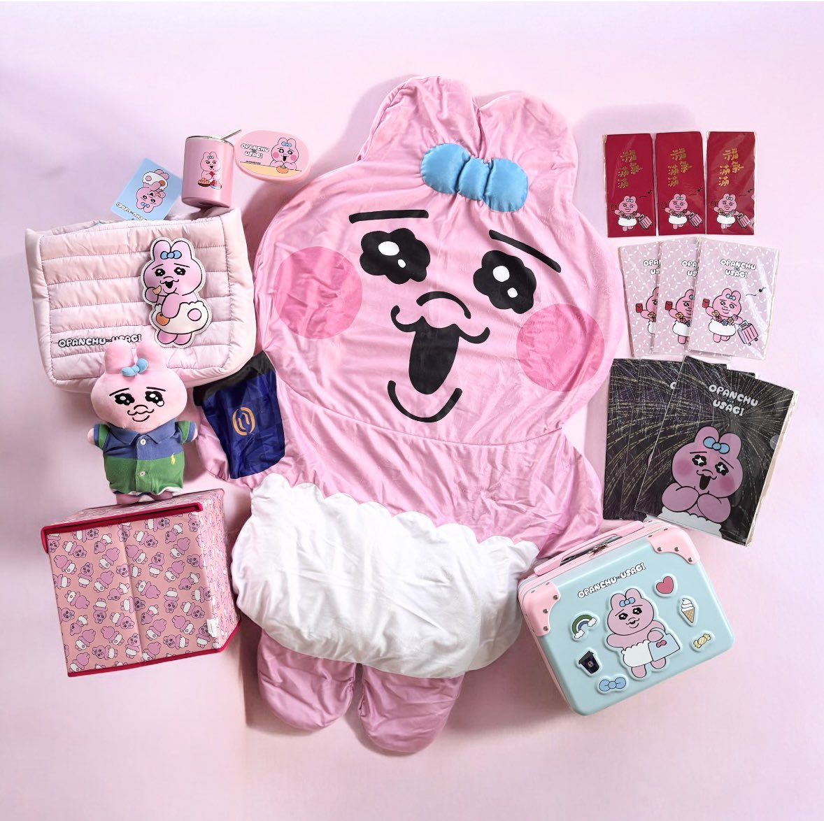 台湾ファミマ限定🇹🇼 全家福袋3種まとめ開封🐰🧳💗 中身が豪華すぎて