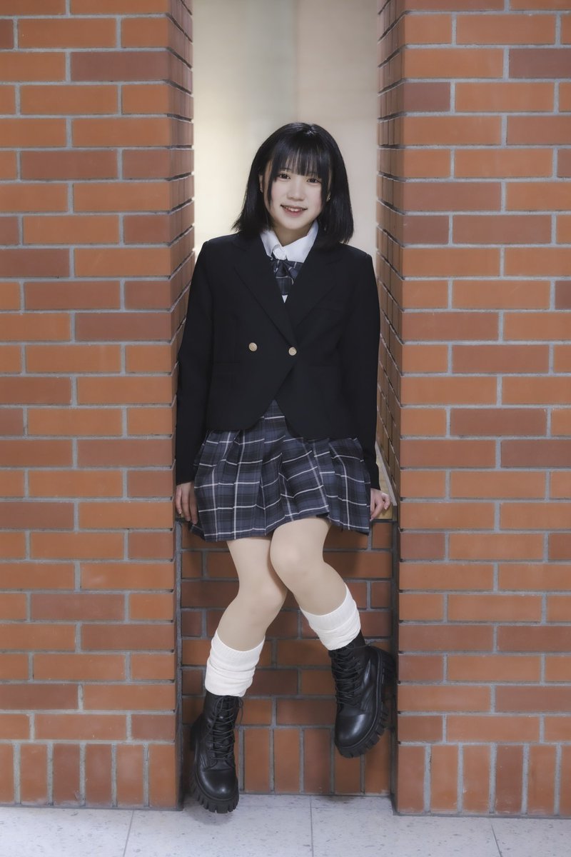 可愛かったのでもう1枚
(この日の制服は本人のコーデ)
#黒髪美少女