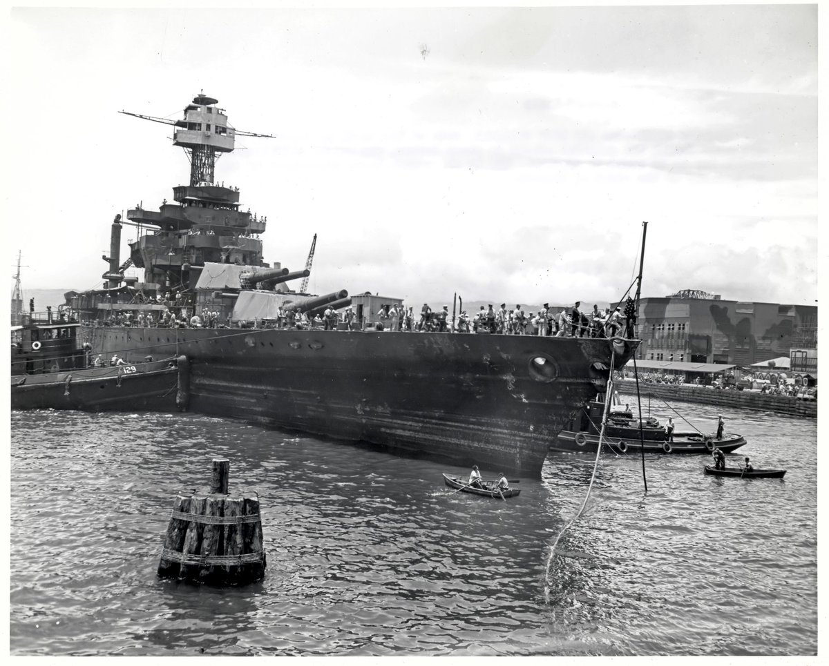 LWV1863's tweet photo. USS West Virginia. https://t.co/8nKCKKoFDC