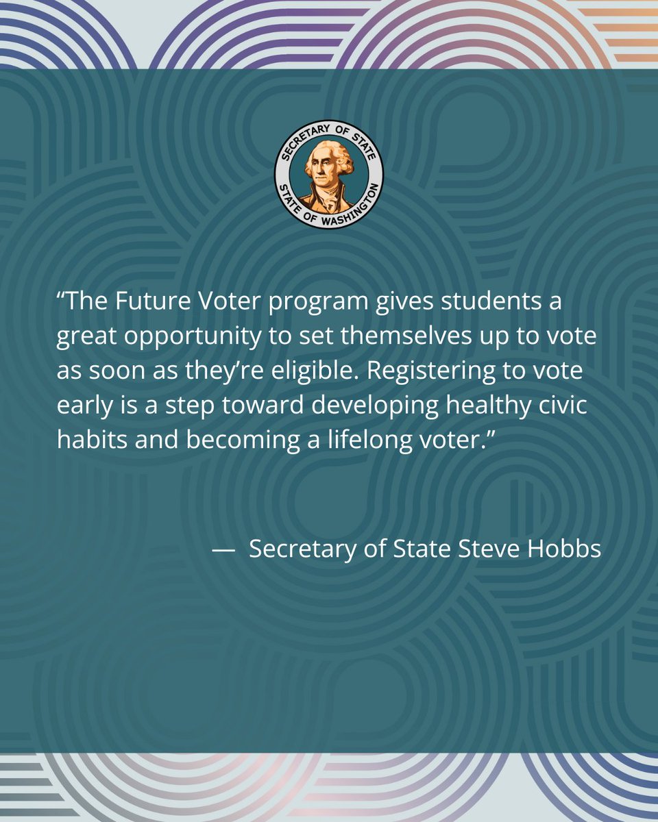 On Friday, Jan. 16, Washington public schools will observe Temperance and Good Citizenship Day, a day dedicated to encouraging young people to get civically engaged and registered to vote. Read the full news release here: bit.ly/4aXO39h