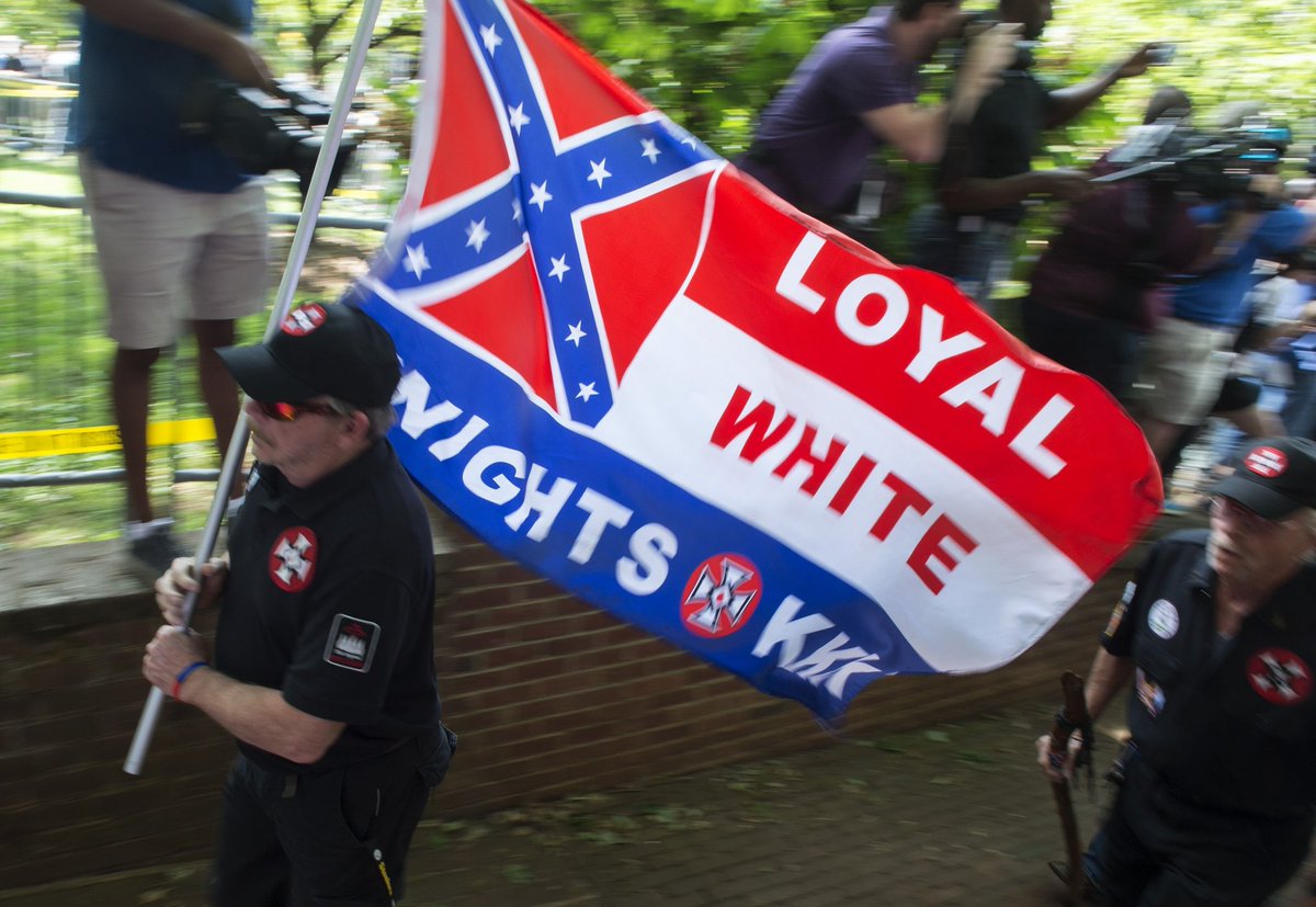 ninaturner's tweet image. “They’re Nazis” 

No, they’re confederates. That’s what they’re called in the U.S.